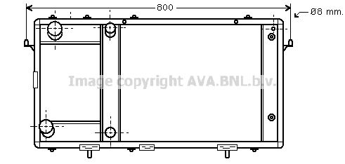 AVA QUALITY COOLING Радиатор, охлаждение двигателя AU2137